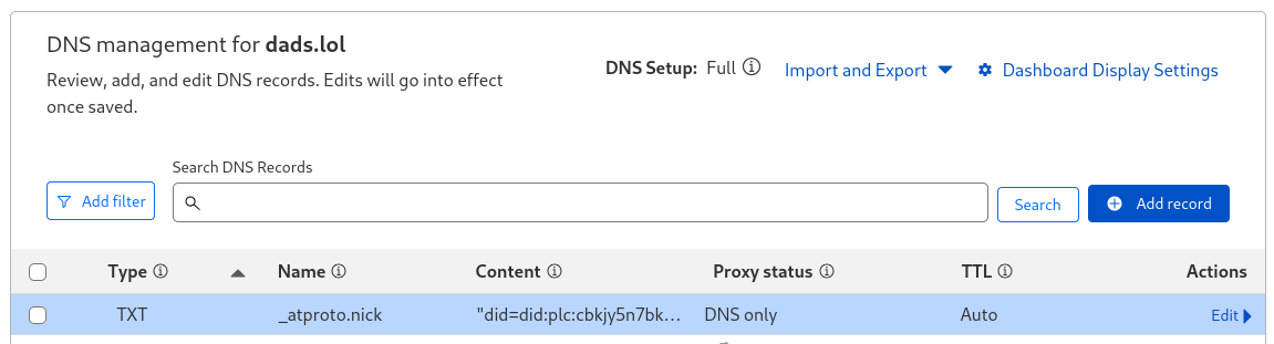 DIY Cloudflare create DNS record part 3